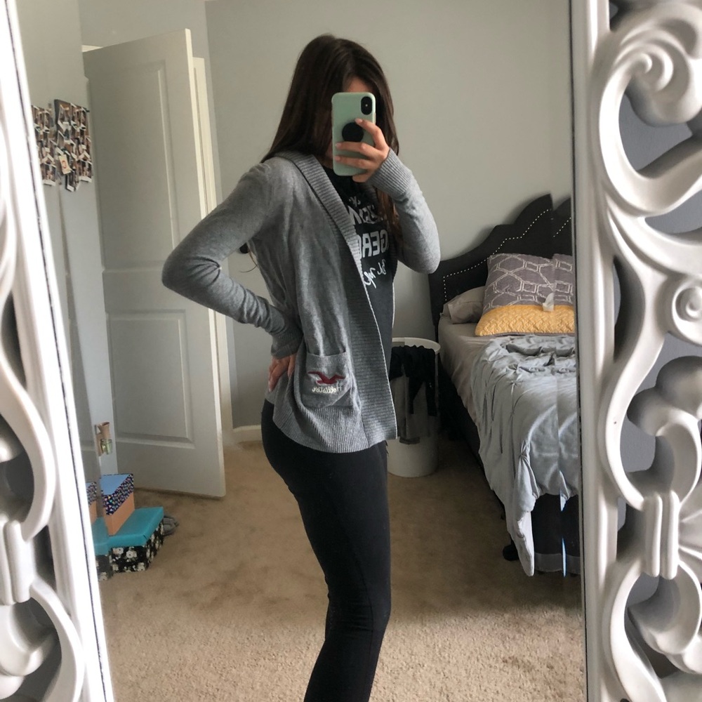 Gray Cardigan